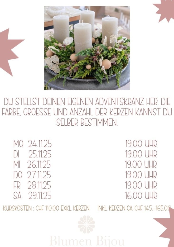 Adventskranz Workshop