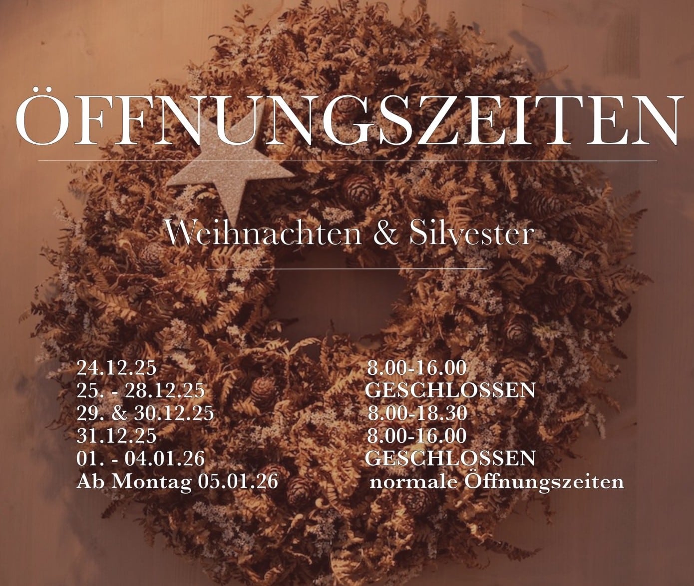 Öffnungszeiten