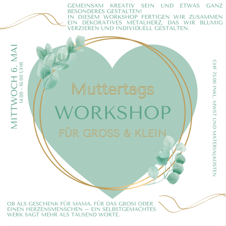 Workshop Muttertag